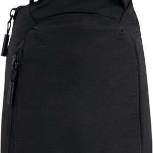 Durable Black Crossbody Sling Bag - Secure Zipper Closure for Essentials